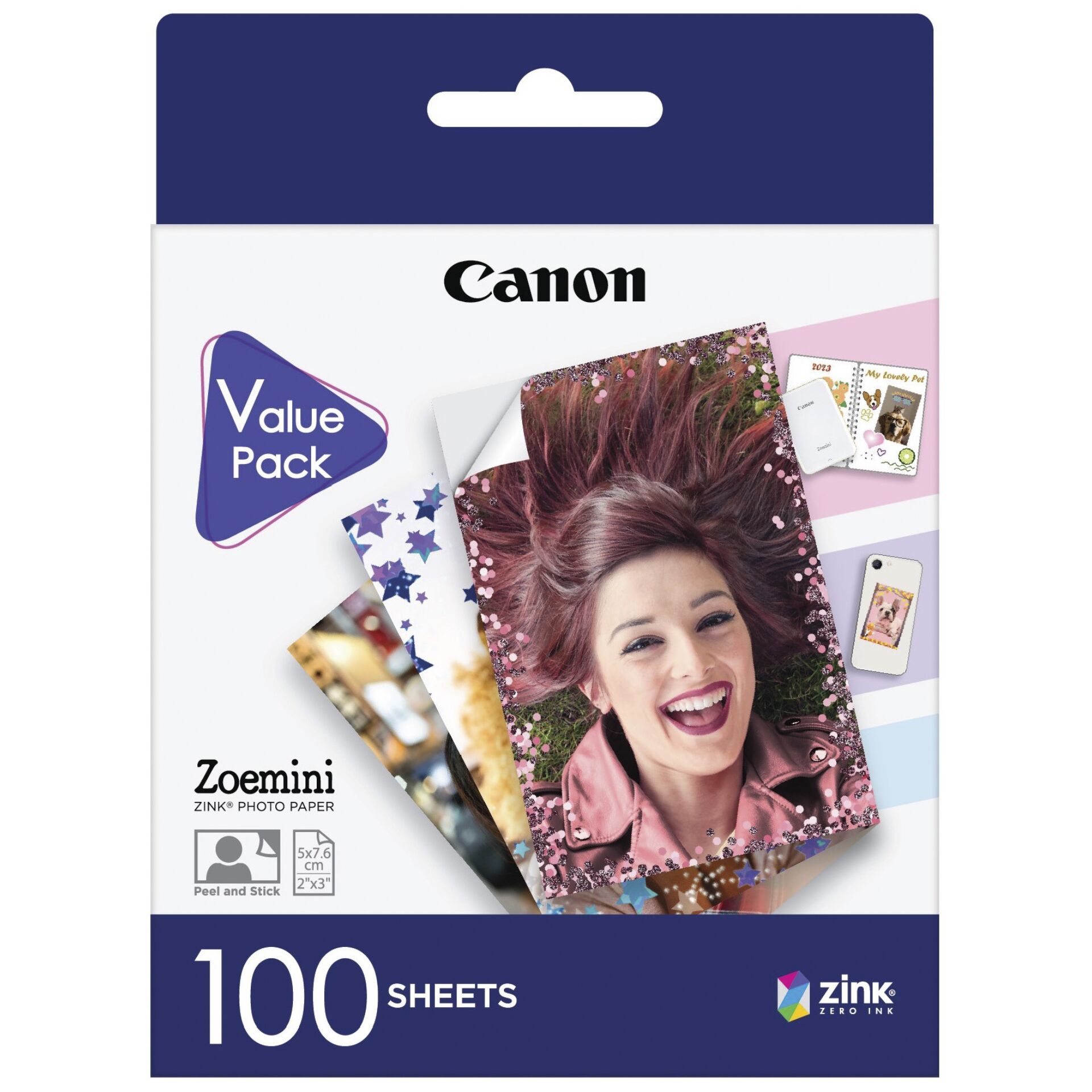 Shop Canon ZINK Photo Sticker Paper (100 Sheets)